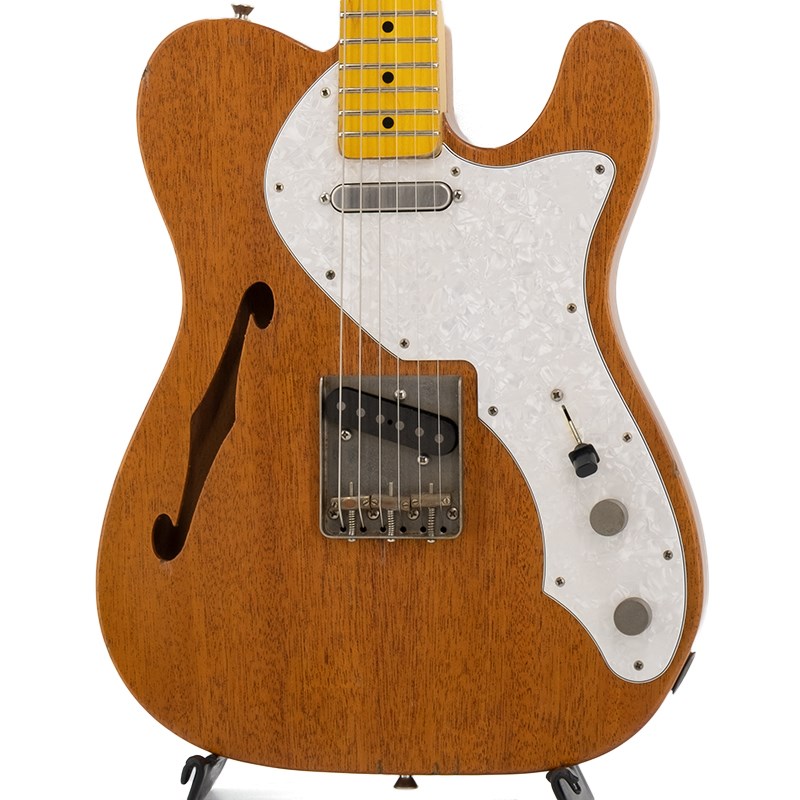 Nash Guitars T-69TL Thinline Mahogany Body (Amber)の画像